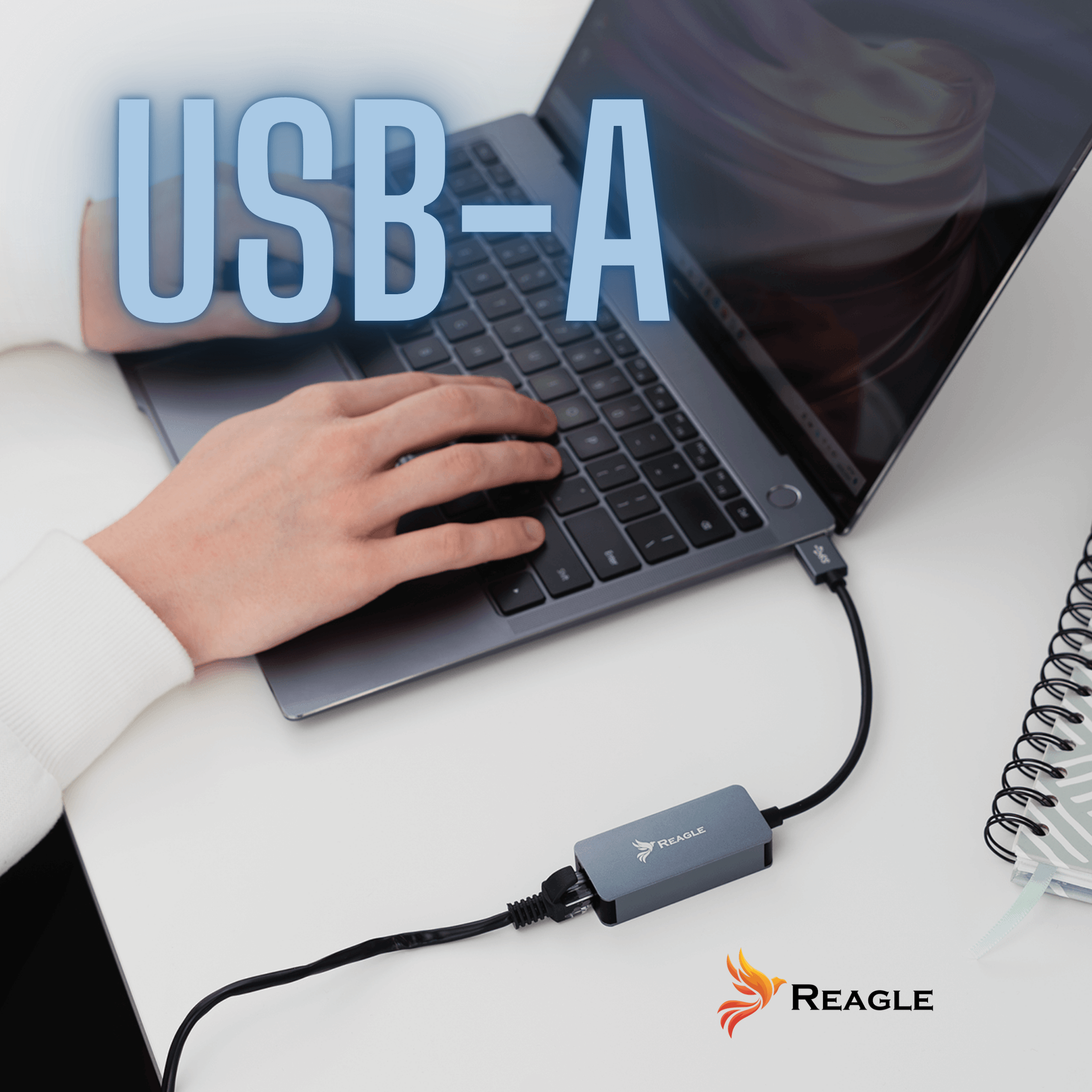 Adapter USB 3.2 Ethernet RJ45 Reagle 2.5Gbps