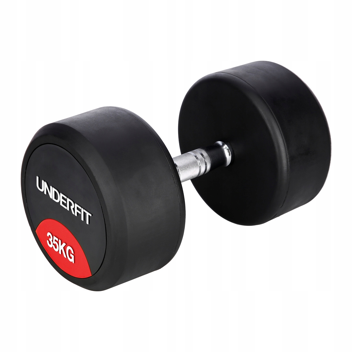 Hantla gumowana 35 kg UNDERFIT – Idealny wybór do ćwiczeń siłowych
