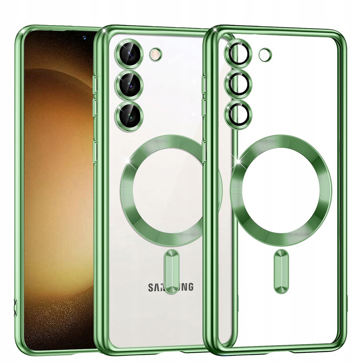 Etui Supero magnetyczne TPU Plating do Galaxy S23 Plus – Ochrona i styl w jednym