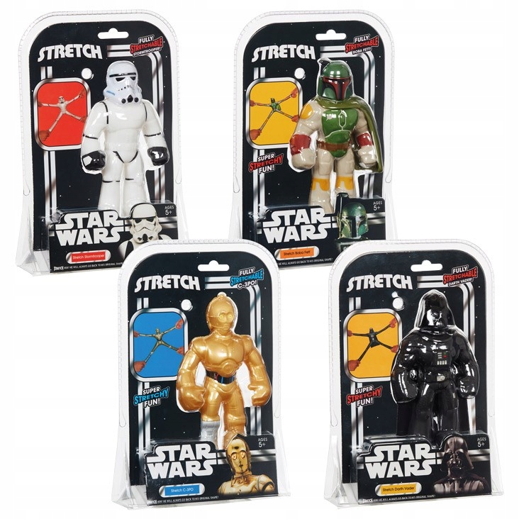 Stretch Star Wars C-3PO – Dehnbare Actionfigur Zum Zerren, Knoten & Zurückformen, Offizielles Spielzeug