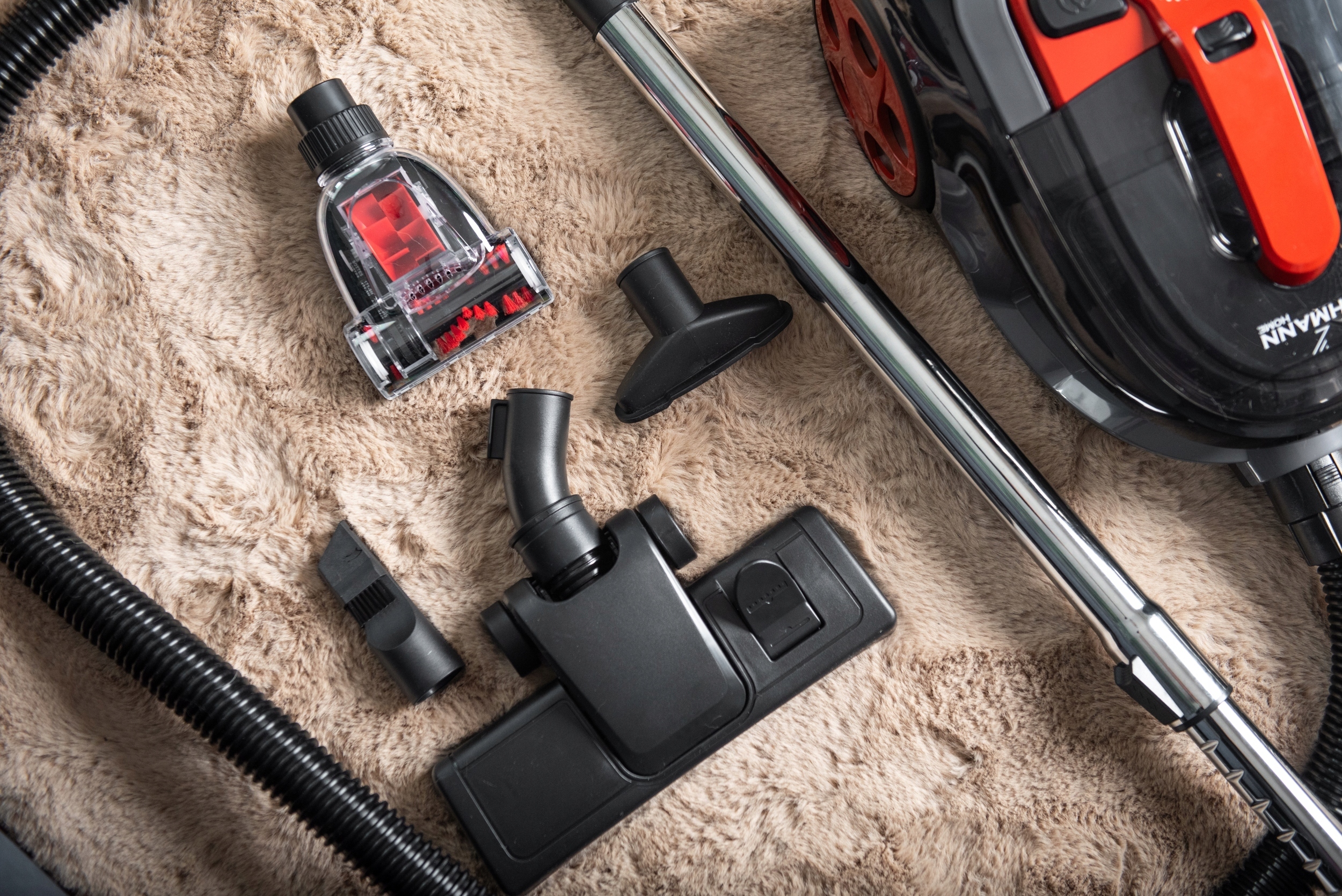 ODKURZACZ CYKLONOWY LEHMANN BEZWORKOWY TURBOSZCZOTKA max 4000W HEPA CICHY Komunikacja wskaźnik zapełnienia worka/pojemnika