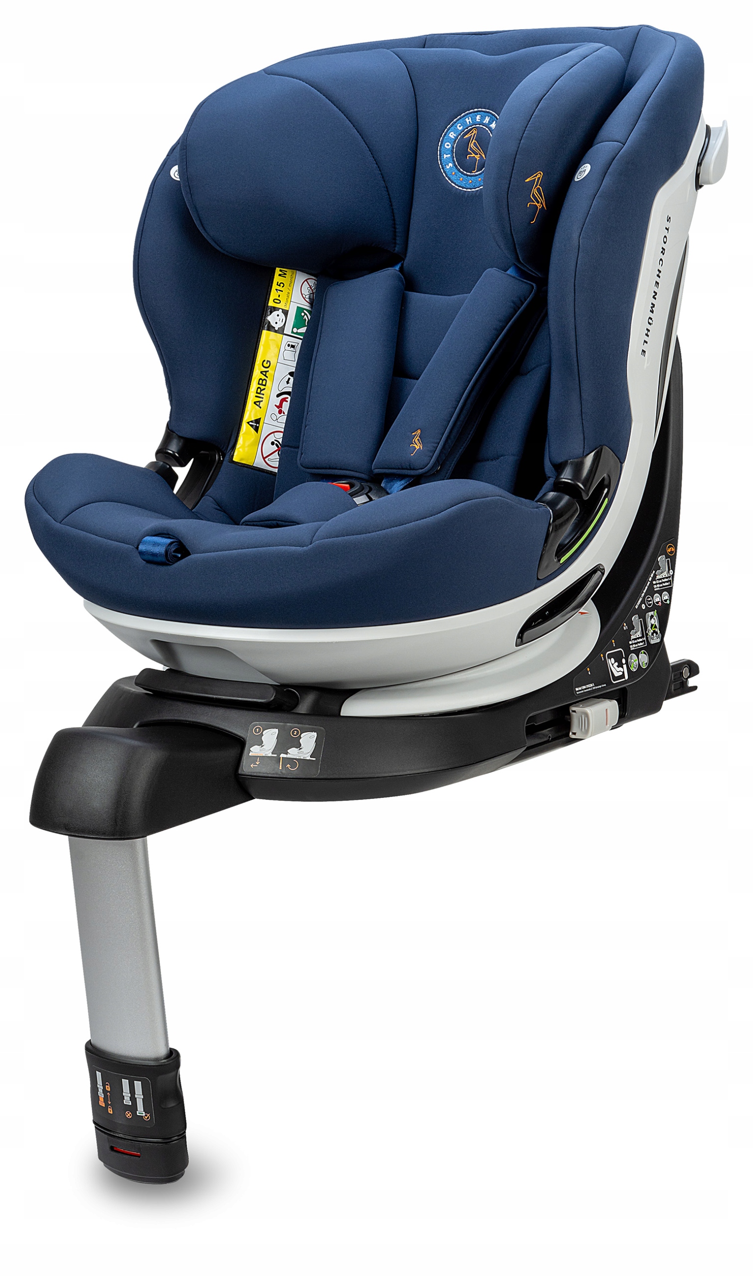 Fotelik samochodowy Storchenmuhle NIKI KID R129/03 i-Size 76-150 cm Iris – Bezpieczna podróż dla Twojego dziecka
