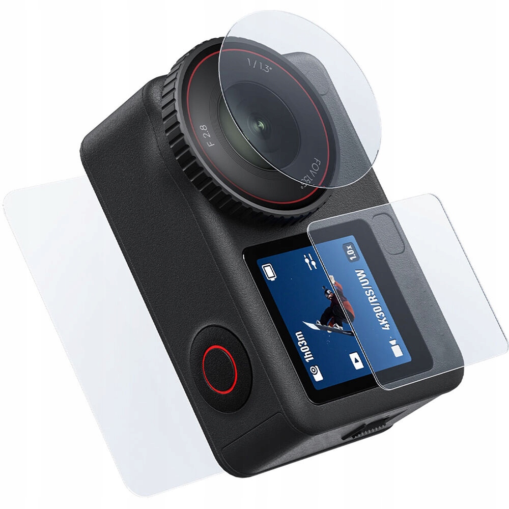 Zestaw Osłona Szkło Hartowane Na Obiektyw + 2x Ekran Do Dji Osmo Action 6 – Kompleksowa Ochrona Twojej Kamery