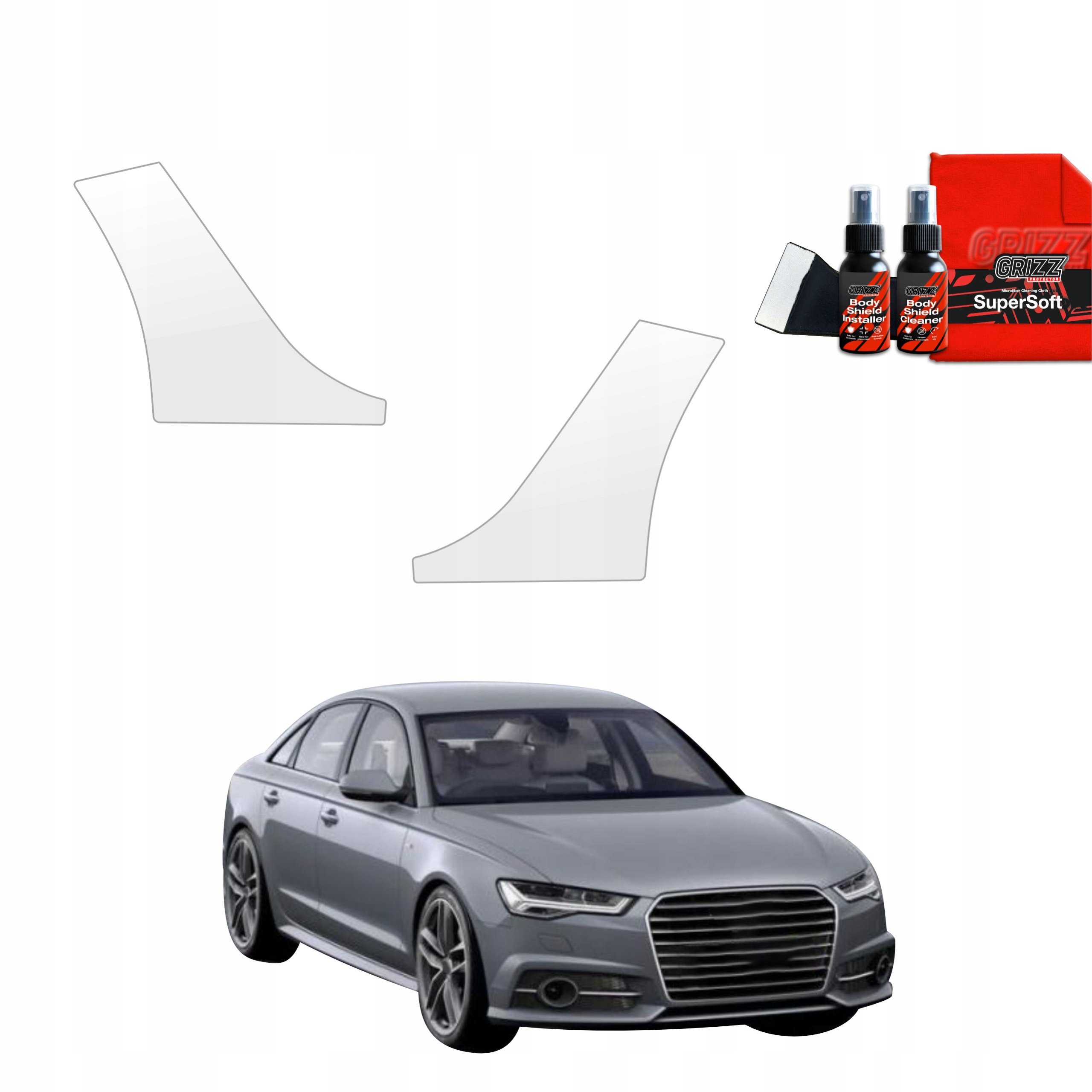 Folia ochronna na nadkola GrizzGlass BodyShield do Audi A6 C7 Sedan (2011-2014) – Idealna ochrona dla Twojego auta