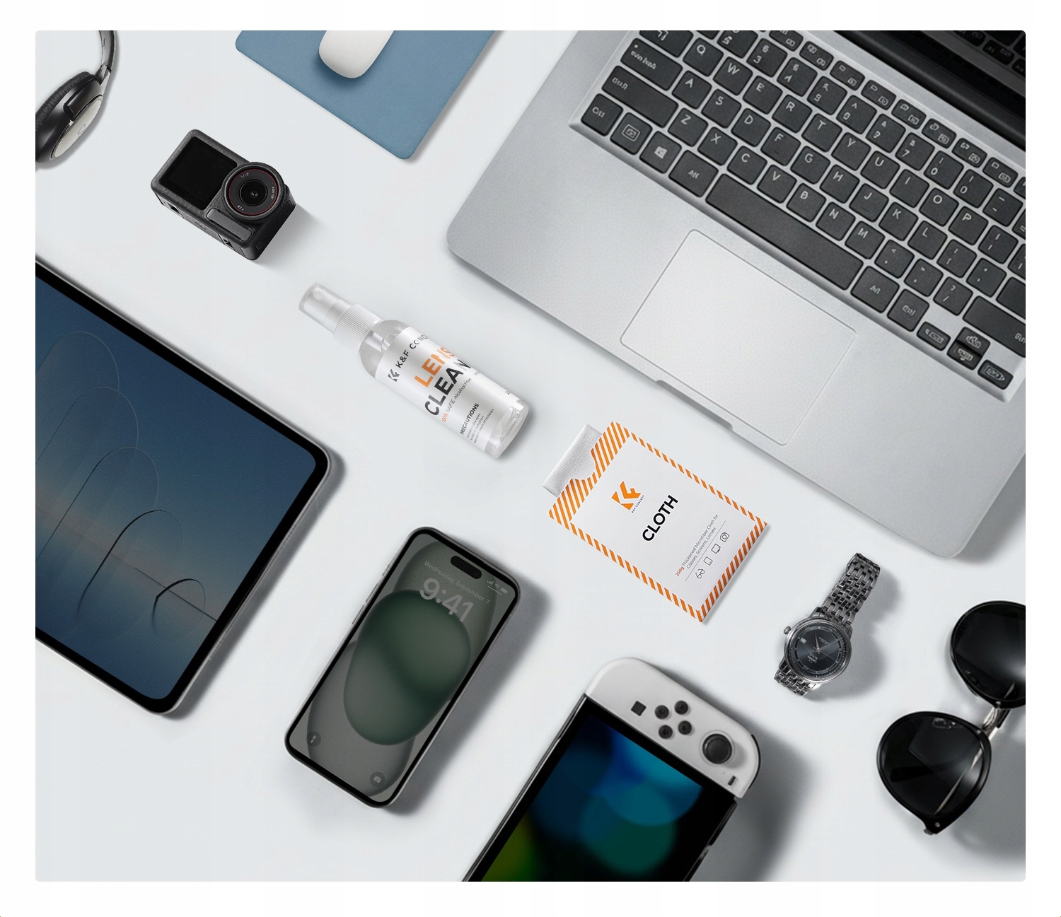 Wszechstronność zastosowania – Płyn i ściereczka do różnych powierzchni