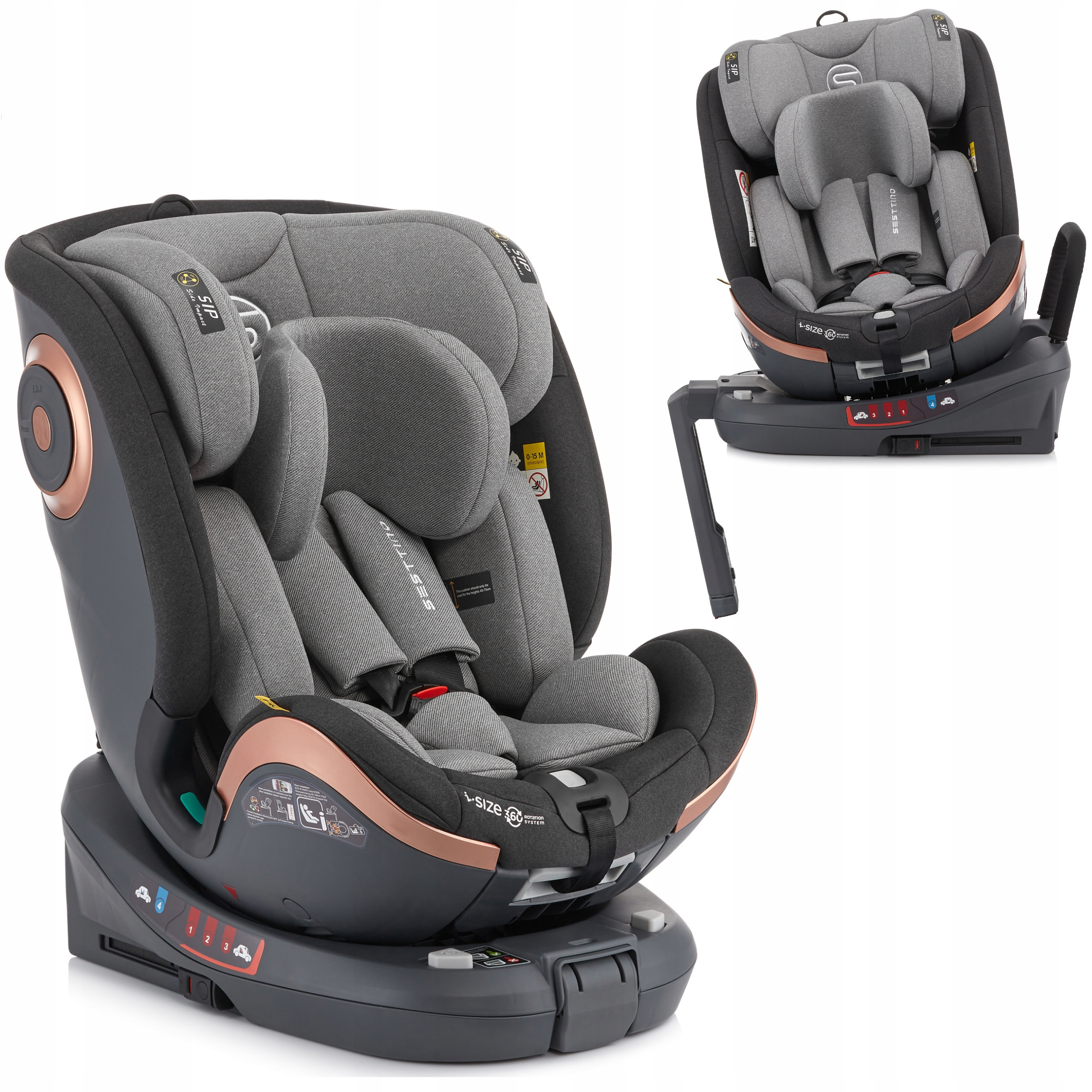 Zintegrowana obrotowa baza ISOFIX – Łatwość montażu i użytkowania