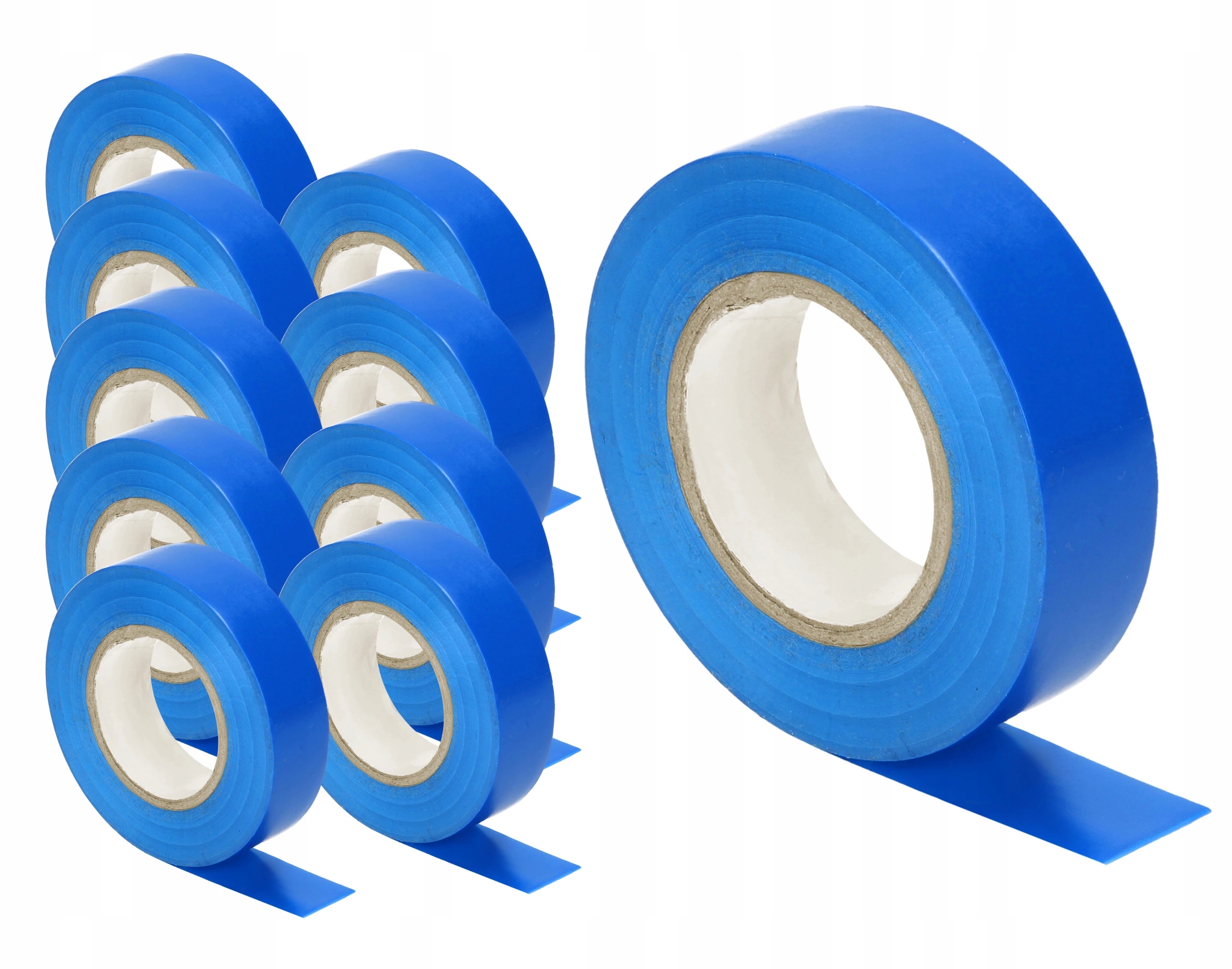 Zestaw 10 taśm izolacyjnych Energizer ORNO 19mm – Niebieskie i uniepalnione