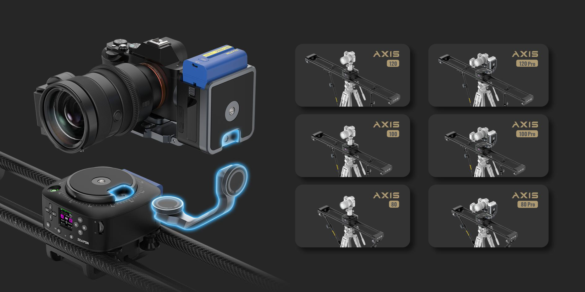 Slider Zeapon Axis 100 - Długi, dłuższy, najdłuższy