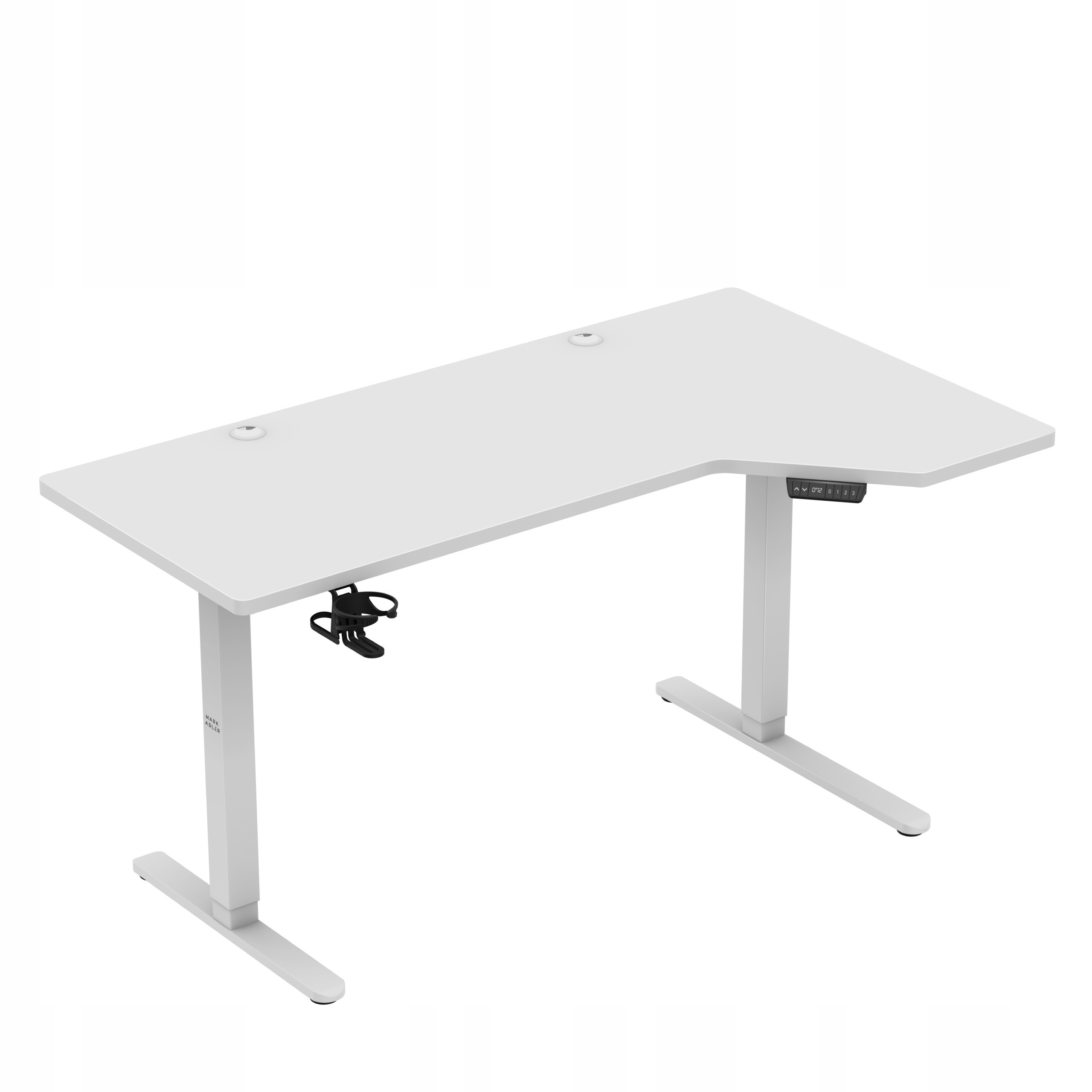 Biurko Mark Adler Leader 9.1 White – Ergonomiczne rozwiązanie do pracy i grania