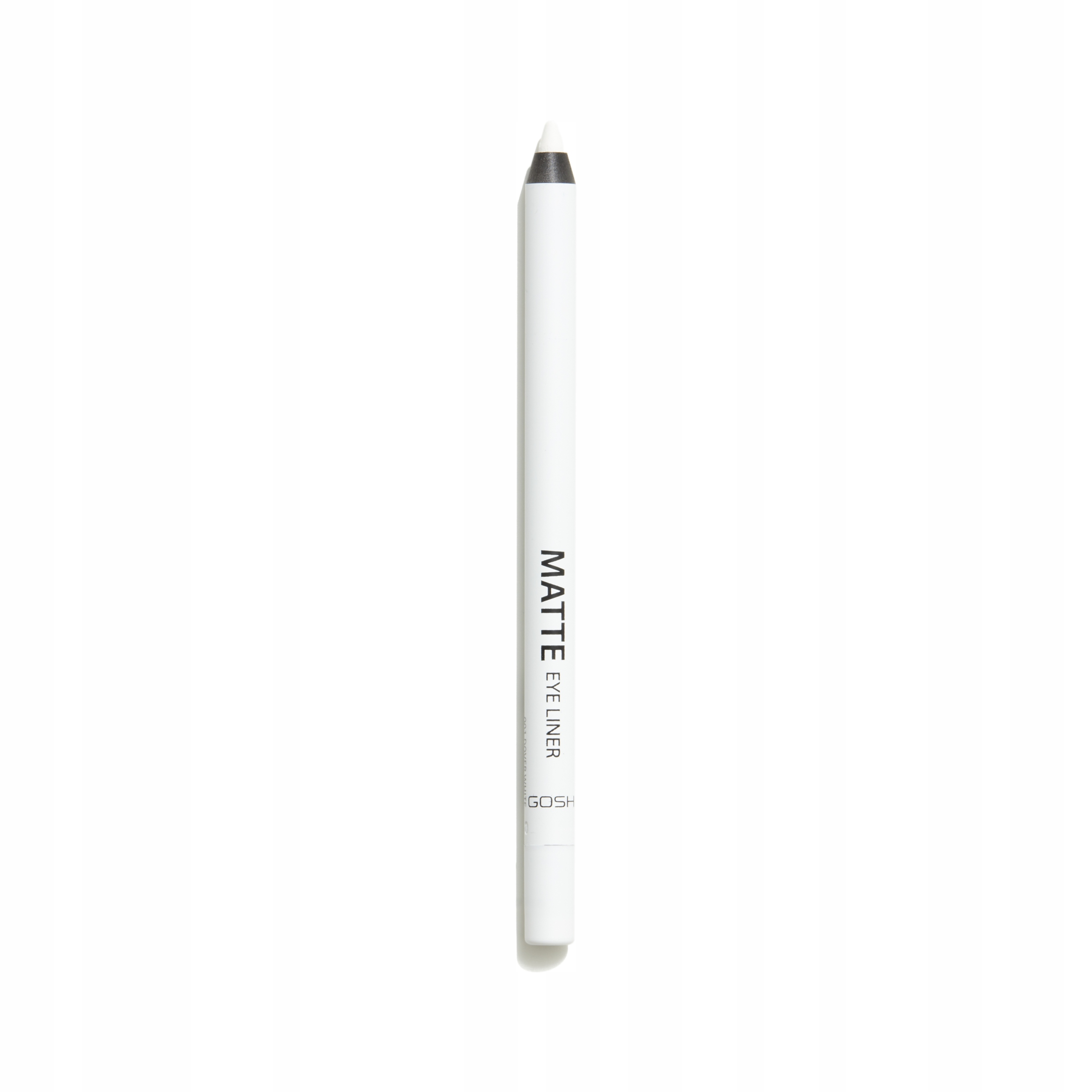 GOSH kredka do oczu MATTE 001 Dover White – Idealne wykończenie dla Twojego makijażu