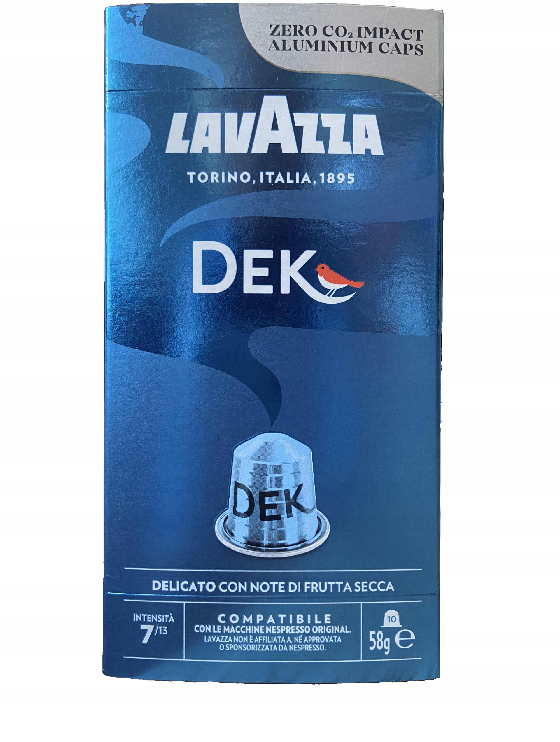 Kapsułki do kawy Nespresso bezkofeinowe Lavazza Espresso Maestro Dek