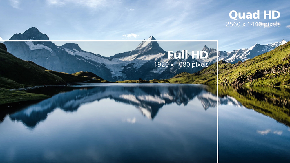 Rozdzielczość Quad HD 2560 x 1440 pikseli