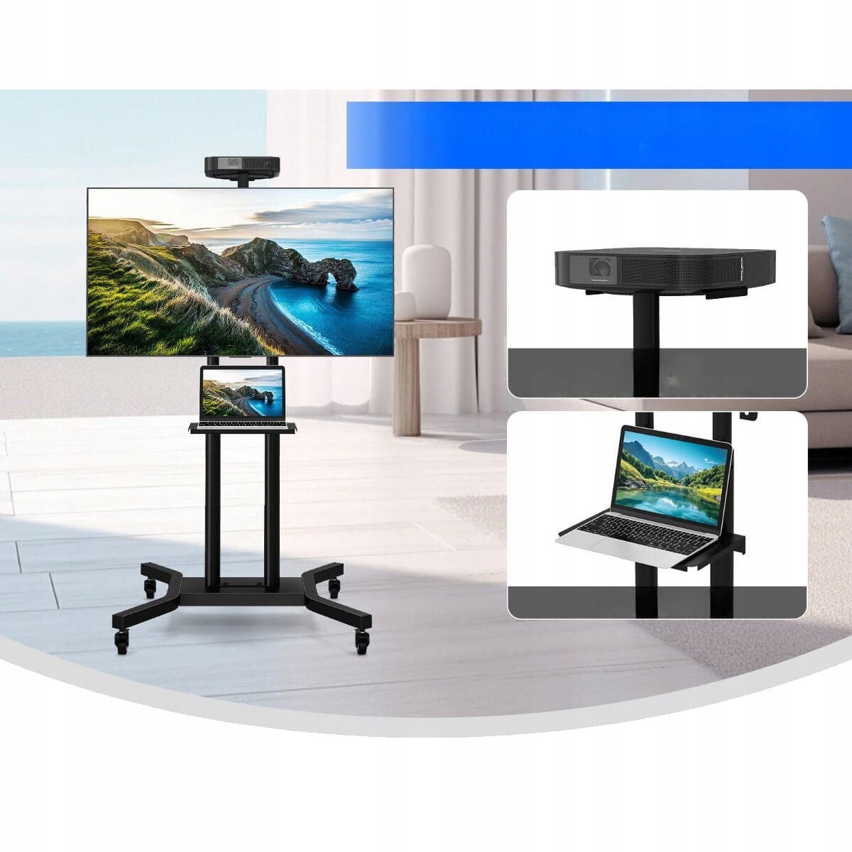 Regulowana wysokość i półka na kamerę – Dostosuj do swoich potrzeb