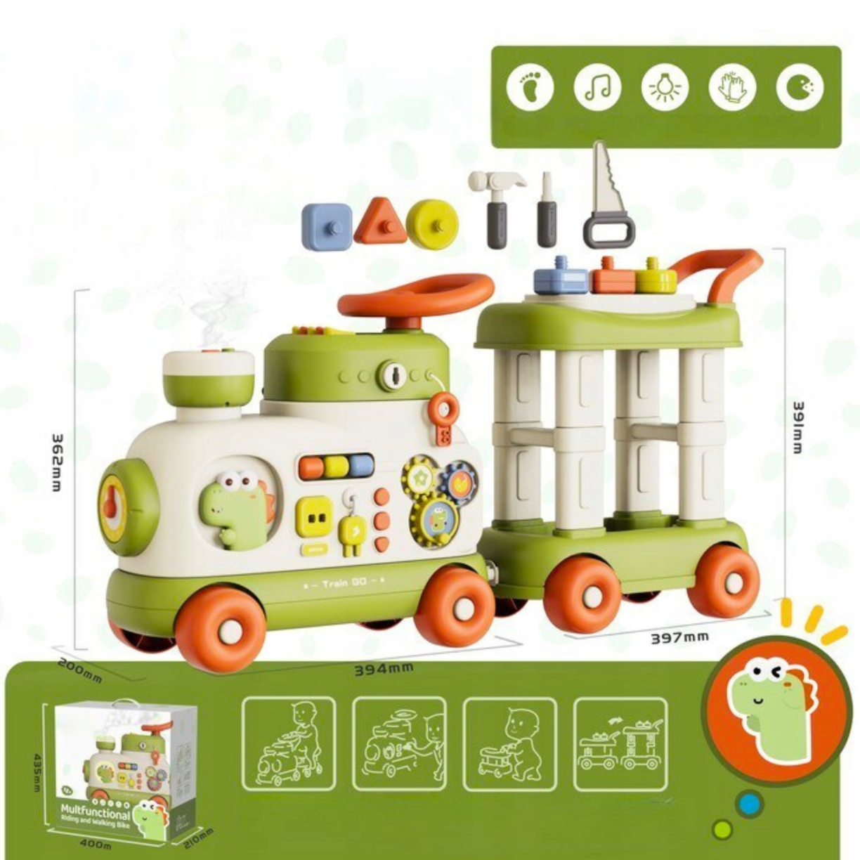 Elementy zestawu – Co zawiera jeździk dla dzieci?