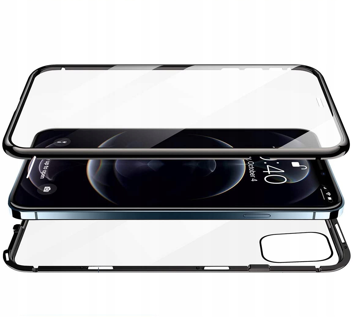 Etui Magnetyczne 360° do iPhone 11 Pro Max Kolor czarny