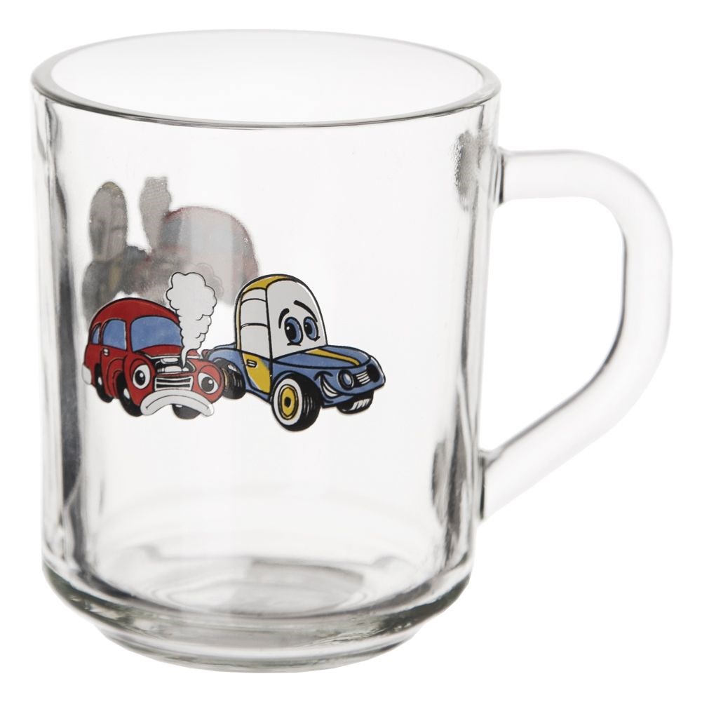 Orion Kubek szklany AUTO 230 ml – Idealny dla dzieci
