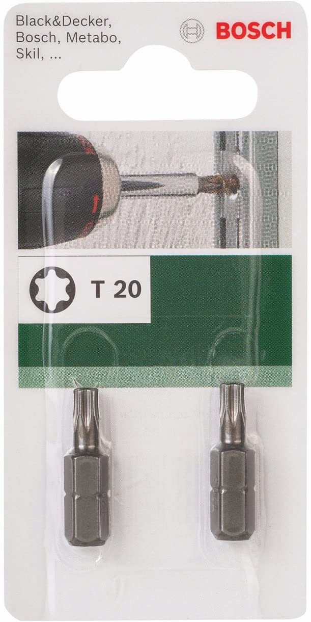 Wymiary i typ grotu: T20, długość 25 mm