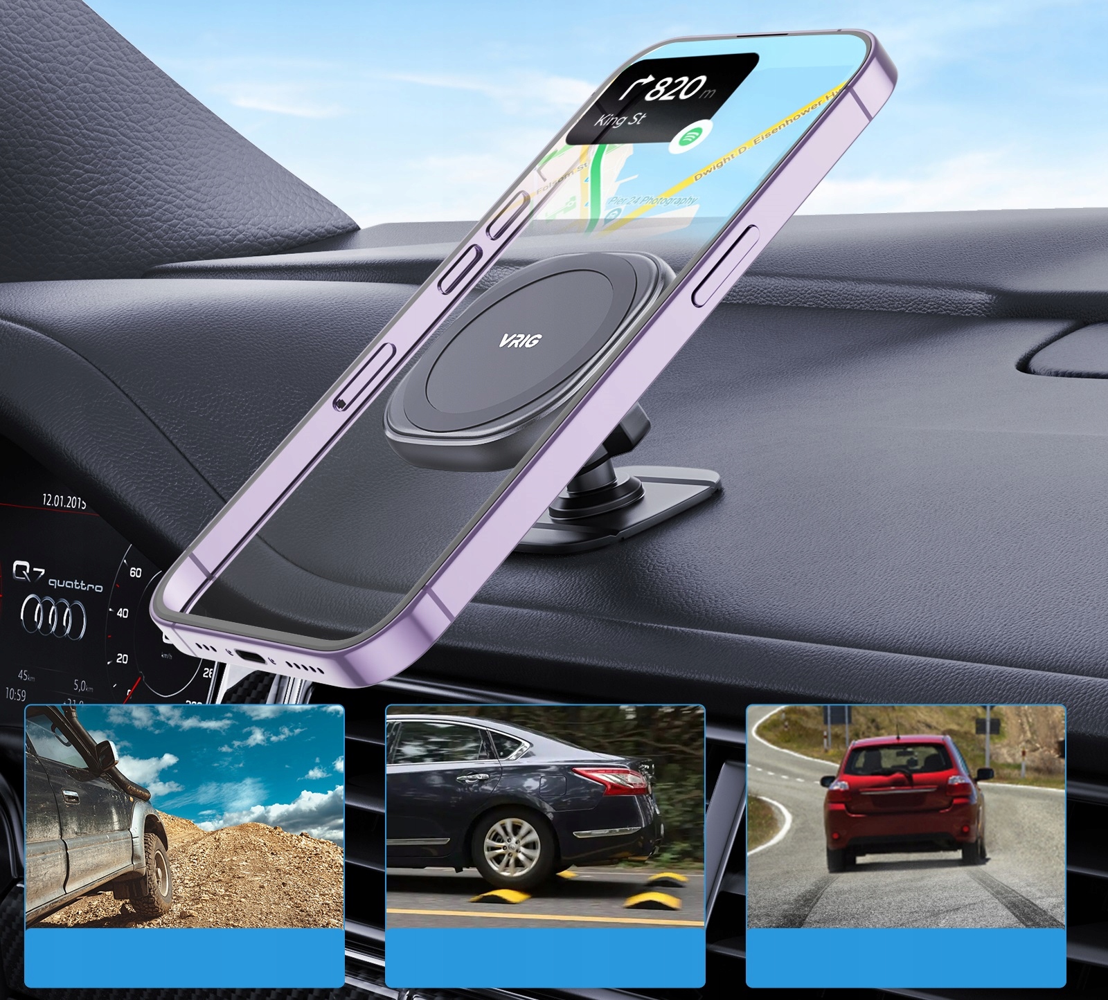 Przystawka do mocowania na gładkich powierzchniach