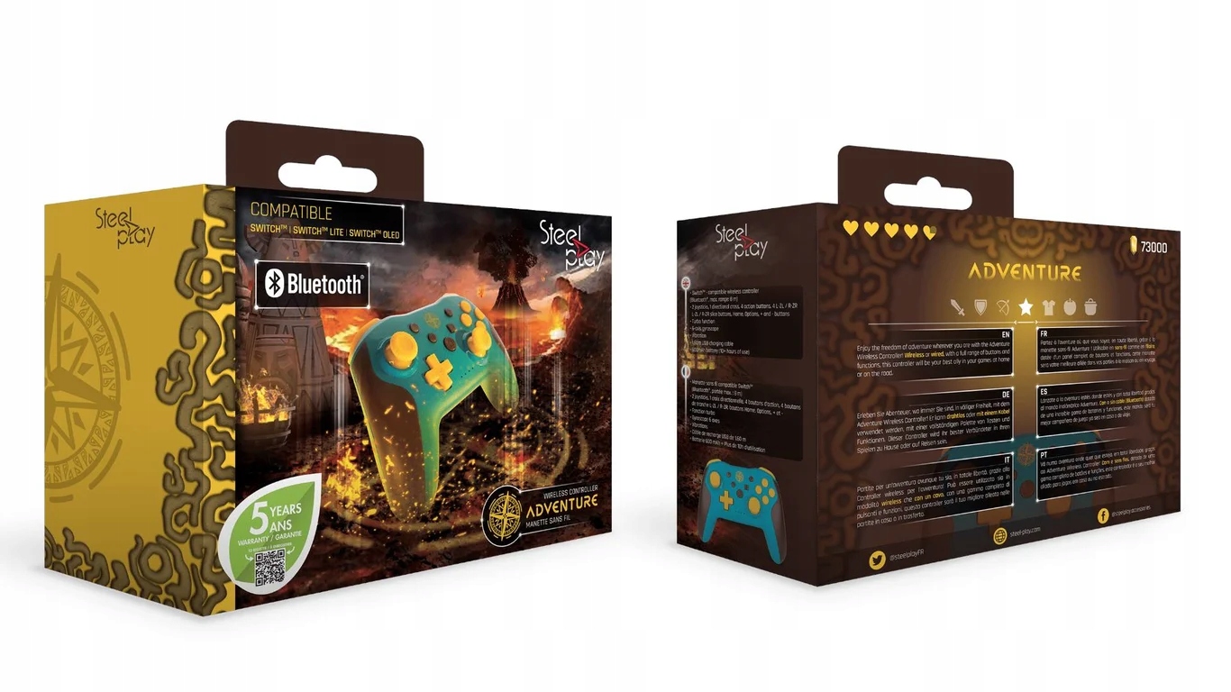 Kontroler HP STEELPLAY Adventure Controller Switch – Doskonałe doświadczenie w grach
