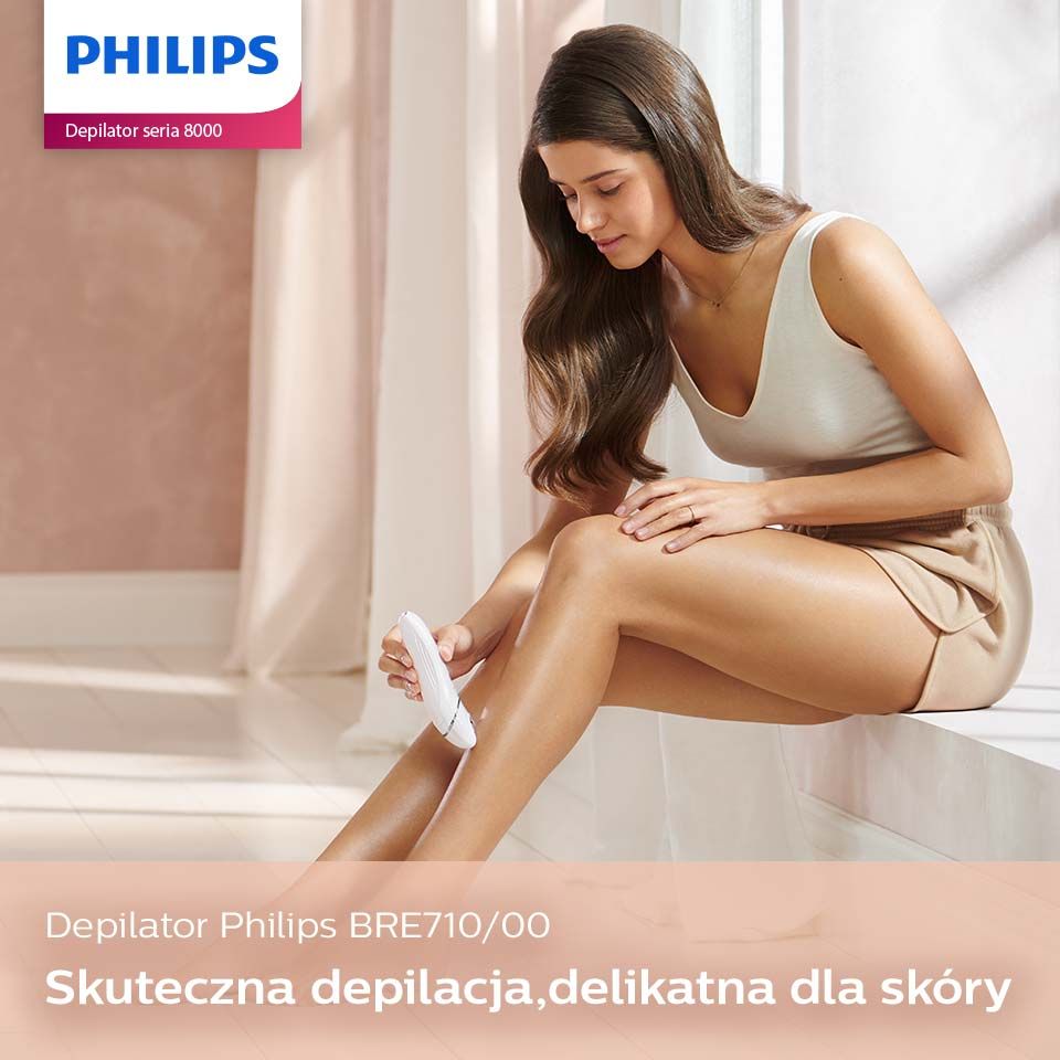 Philips Przyjemny dla nóg, według 91%2 kobiet Philips Przyjemny dla nóg, według 91%2 kobiet