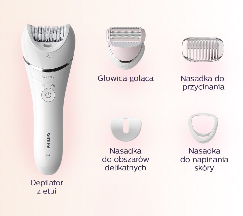 Philips Przyjemny dla nóg, według 91%2 kobiet Philips Przyjemny dla nóg, według 91%2 kobiet