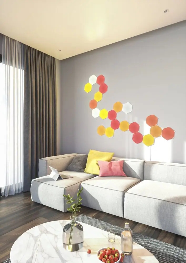 Zestaw 9 paneli świetlnych Nanoleaf Hexagons Starter Kit – Nowa jakość oświetlenia w Twoim domu