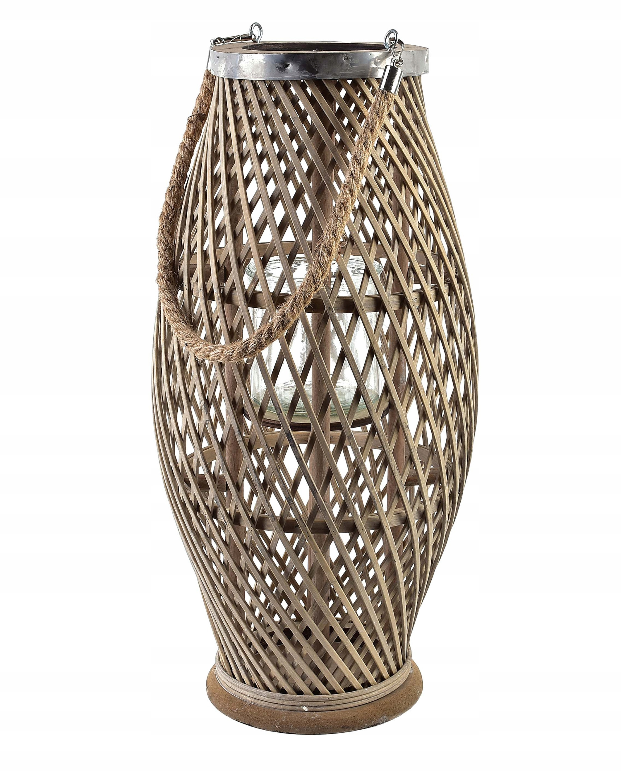 LUCIE GREY Lampion 23xh48cm – Elegancki dodatek do Twojego wnętrza