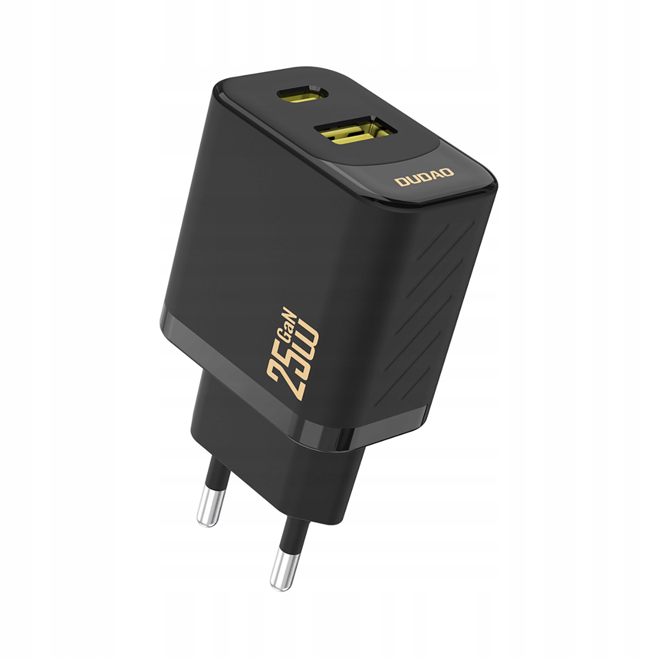 Ładowarka Dudao A26T GaN 25W USB-A, USB-C - czarna – Szybkie i bezpieczne ładowanie