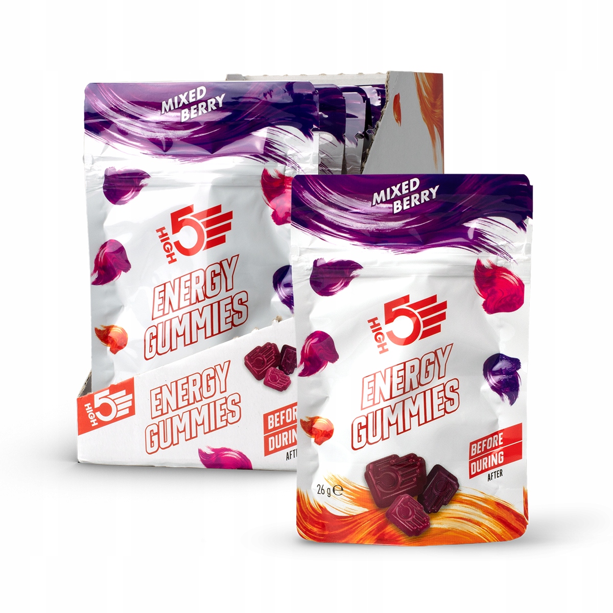 Energy Gummies 26g - Jagodowe żele energetyczne dla aktywnych