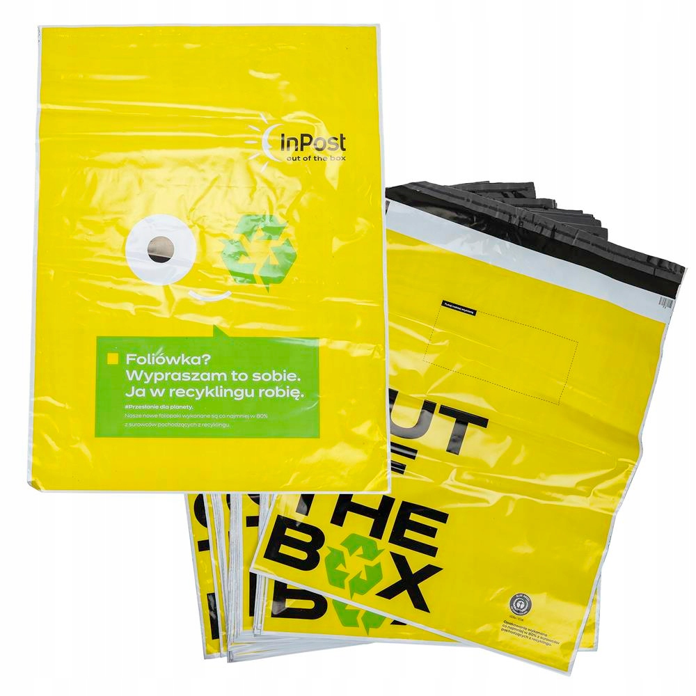 Foliopak INPOST EKO duży 450x550 mm F3 – Idealne opakowanie do transportu