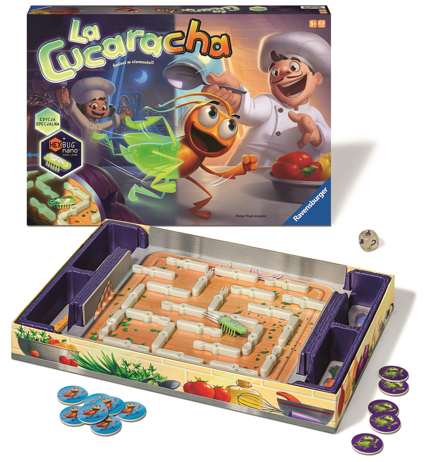 Gra La Cucaracha - Edycja Specjalna od Ravensburger – Emocjonująca zabawa dla całej rodziny