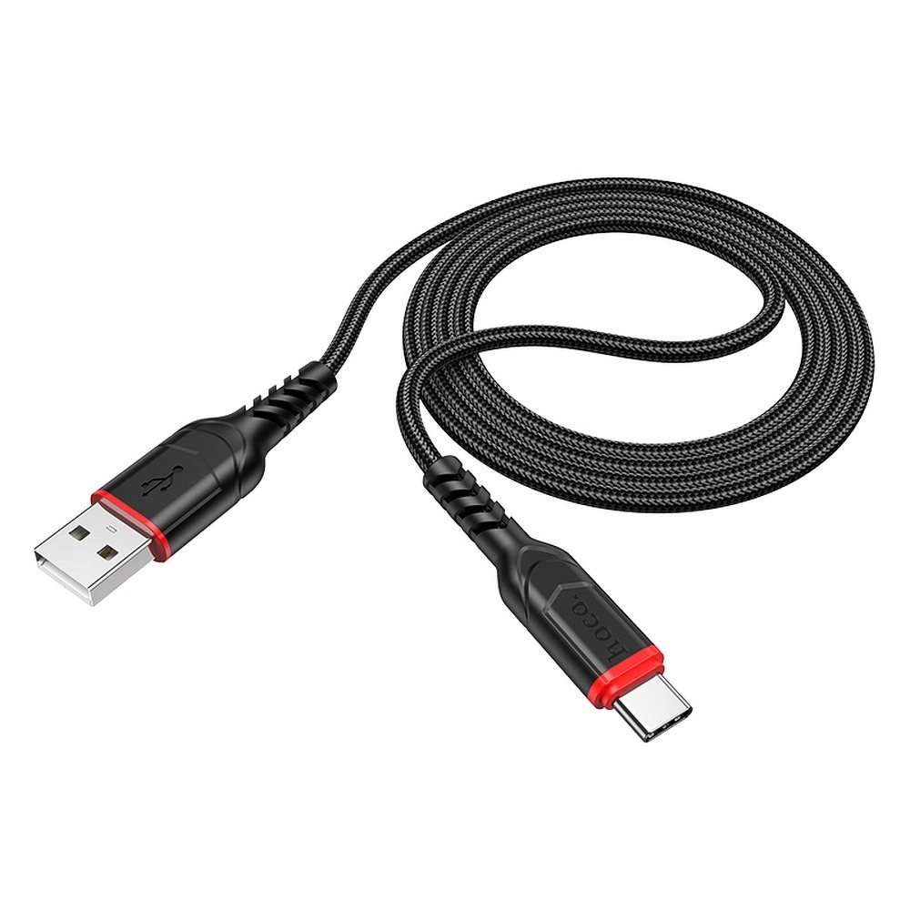 Kabel USB-A - USB-C 1 m Czarny VICTORY X59 – Szybkie ładowanie i transfer danych