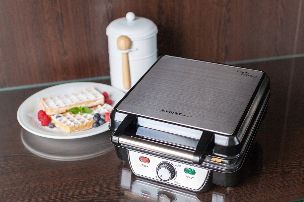 Przygotowanie 4 dużych gofrów jednocześnie