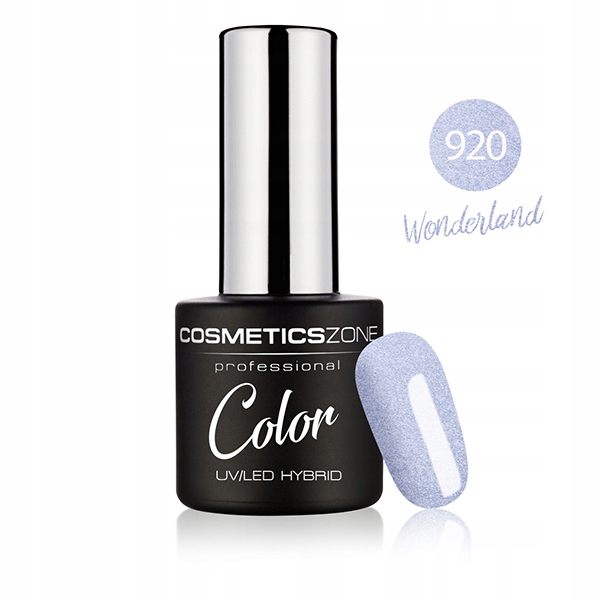 Cosmetics Zone Lakier hybrydowy błękitny 7ml - 920 EAN (GTIN) 5904754521185