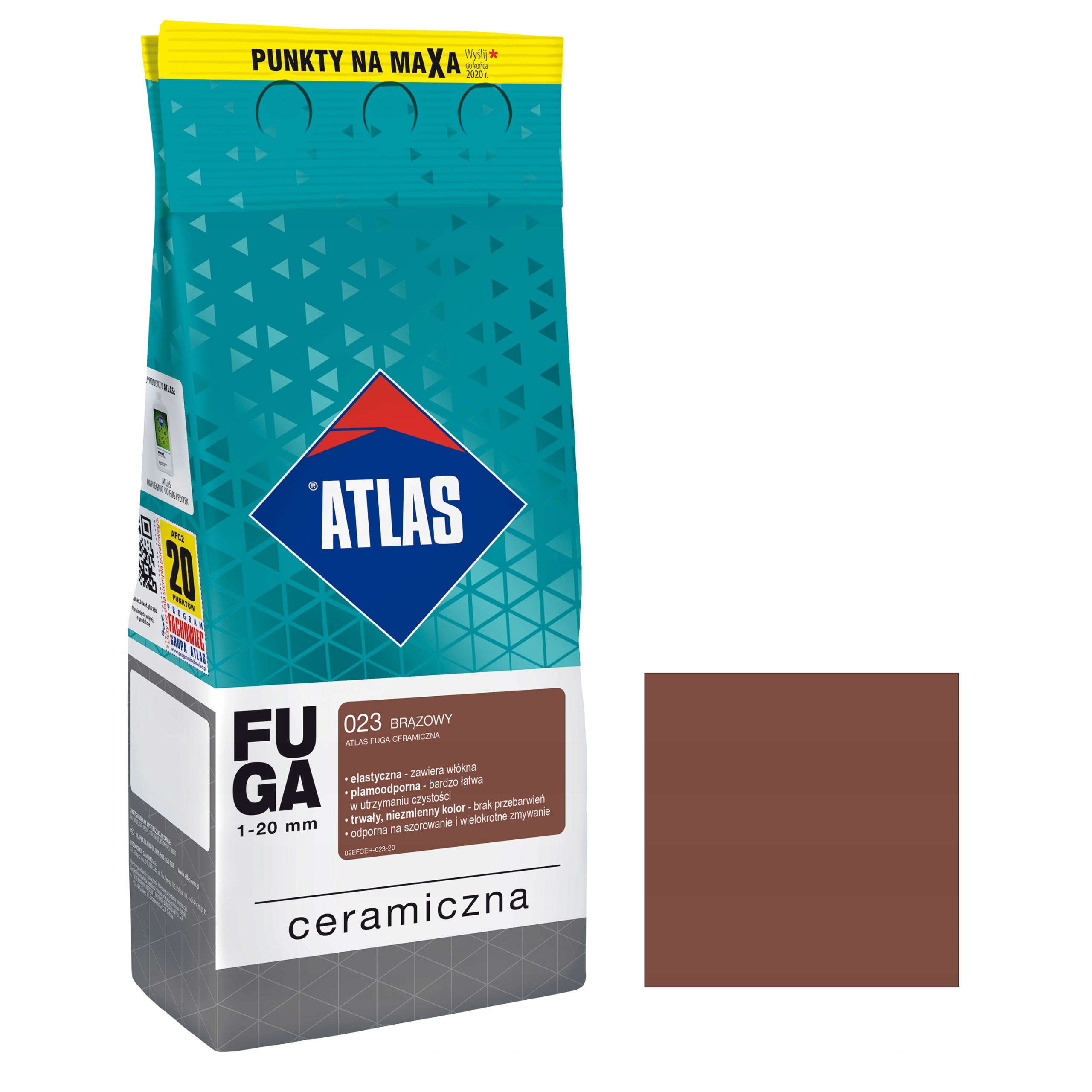 Fuga ceramiczna 1-20mm 023 brązowy 2 kg – Idealne rozwiązanie do spoinowania