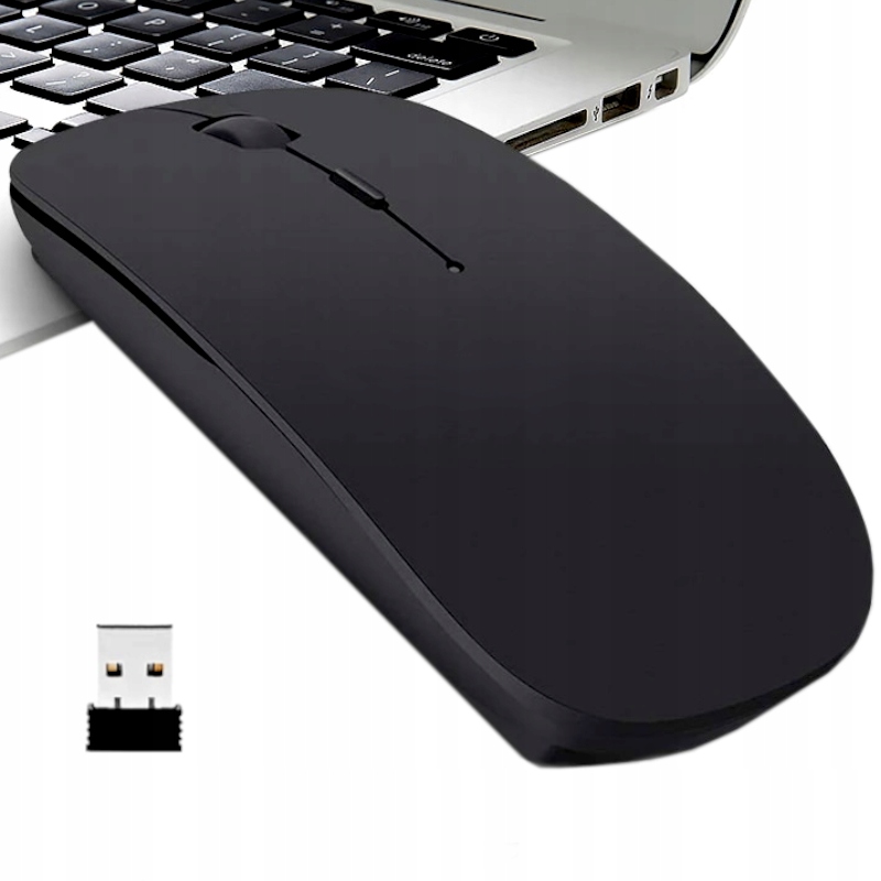 Myszka bezprzewodowa optyczna Slim 2,4 GHz – Wygoda i nowoczesność w Twojej dłoni