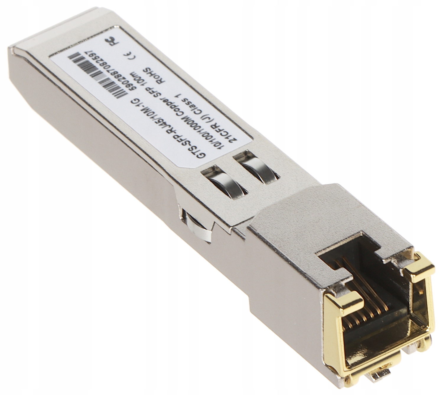 MODUŁ SFP Z GNIAZDEM RJ-45 GTS-SFP-RJ45/10M-1G – Wydajna transmisja danych