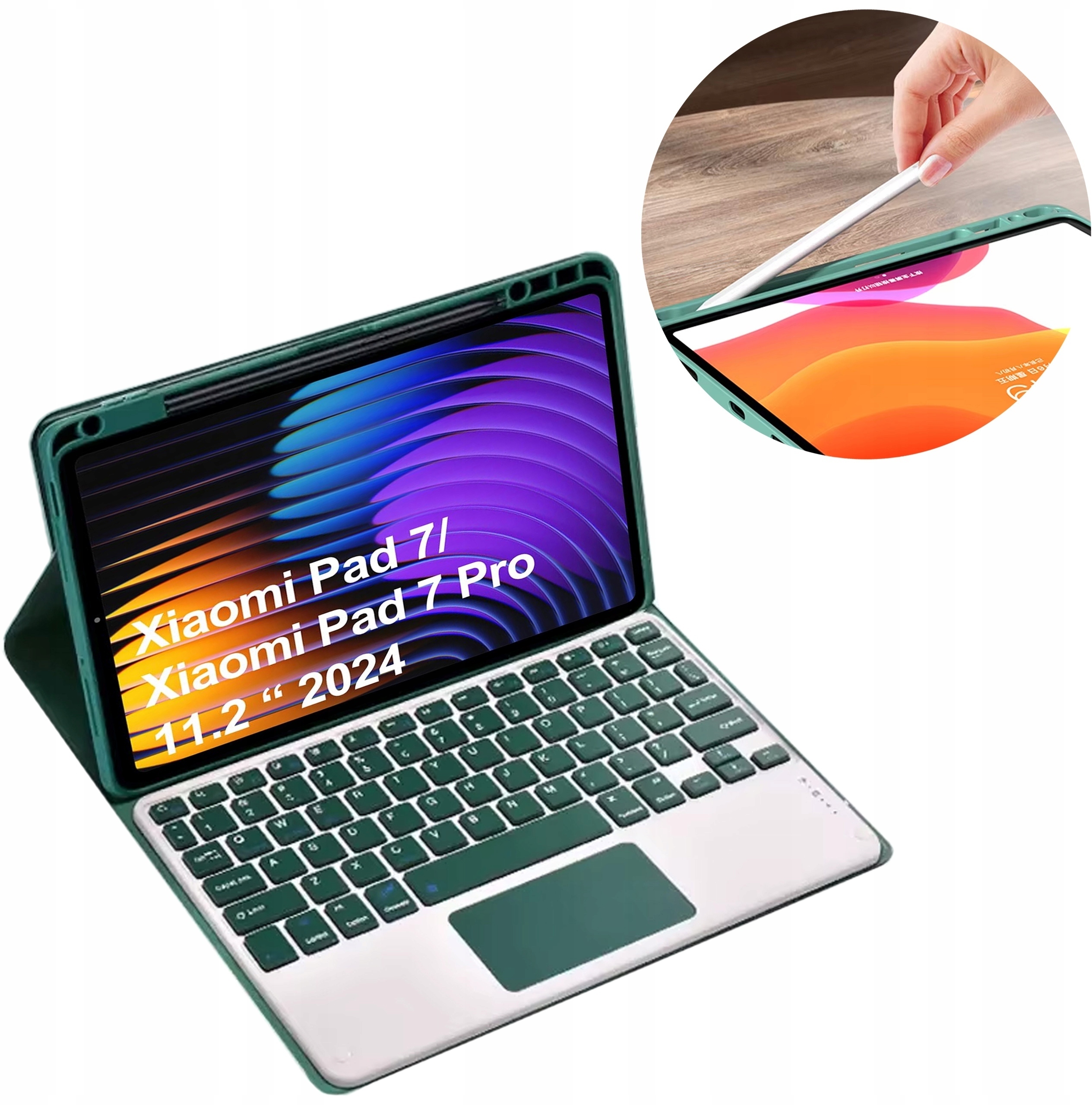 Etui i KLAWIATURA touchpad do Xiaomi Pad 7 / Pad 7 PRO 11.2 – Idealne połączenie stylu i funkcjonalności