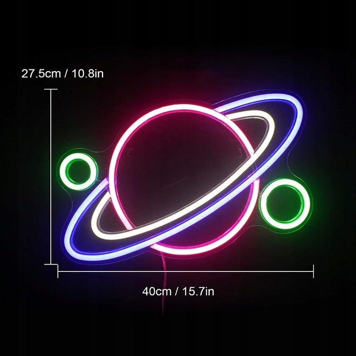 Lampa LED w kształcie planety – Idealna dla miłośników astronomii