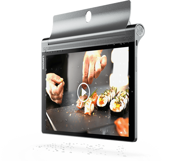 Yoga Tab 3 Plus: with splashproof certification you can use it anywhere. Yoga Tab 3 Plus