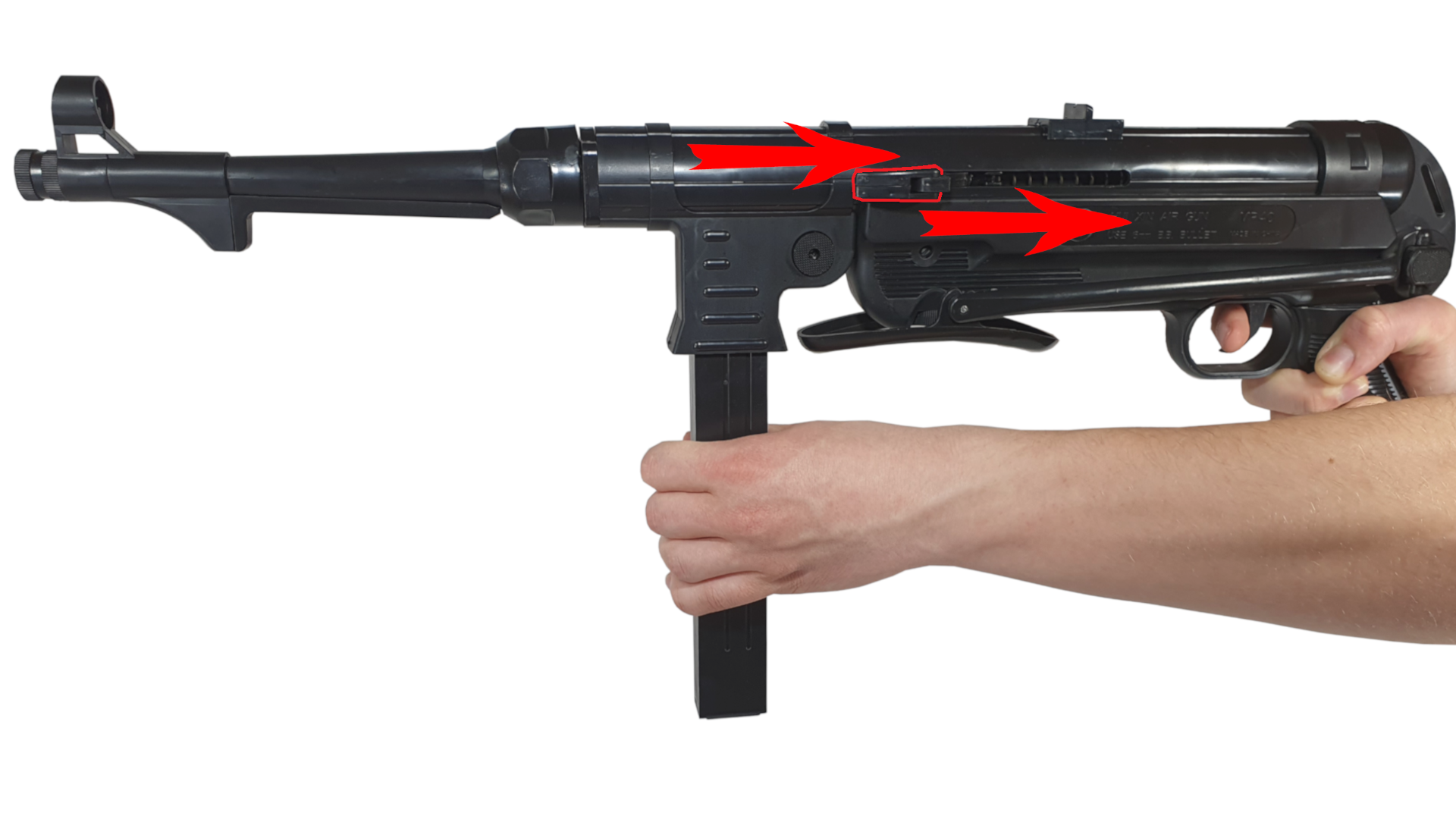 MP-40 SCHMEISSER Replika Pistolet Maszynowy Na Kulki 6mm Karabin ASG TOMDORIX
