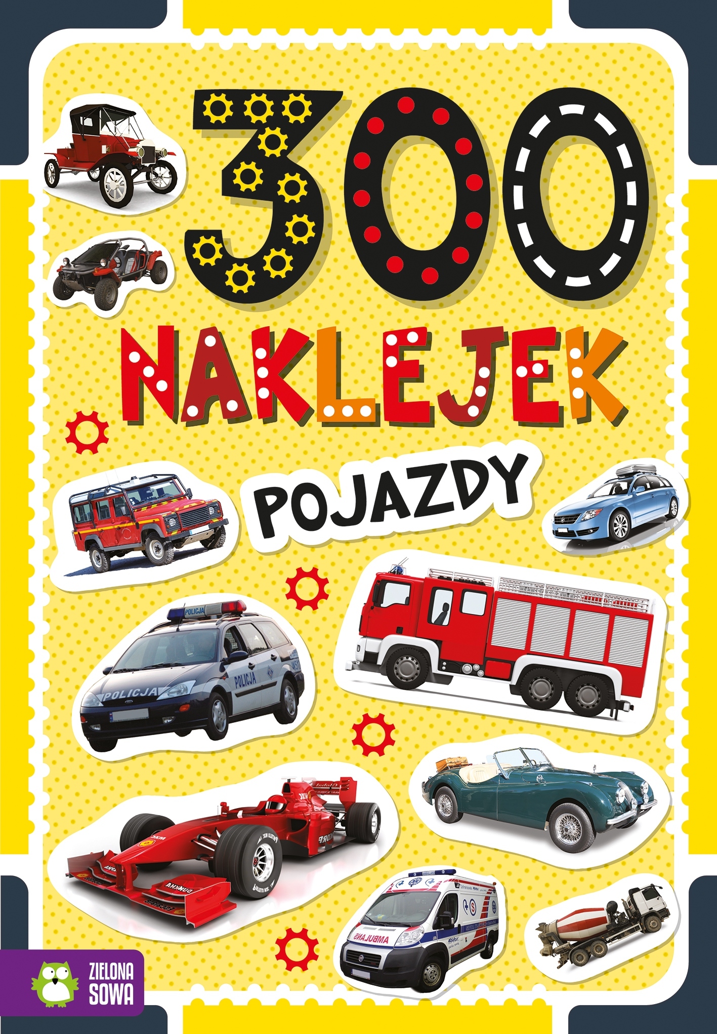 300 naklejek Pojazdy – Odkryj fascynujący świat pojazdów