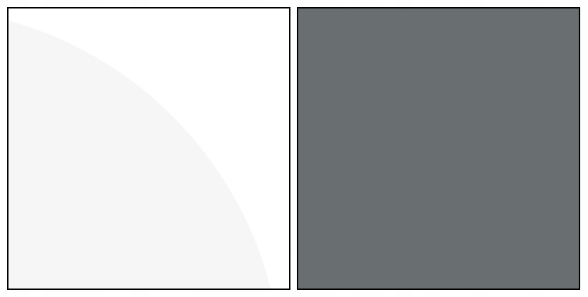 Stylowy design w białym połysku i graficie