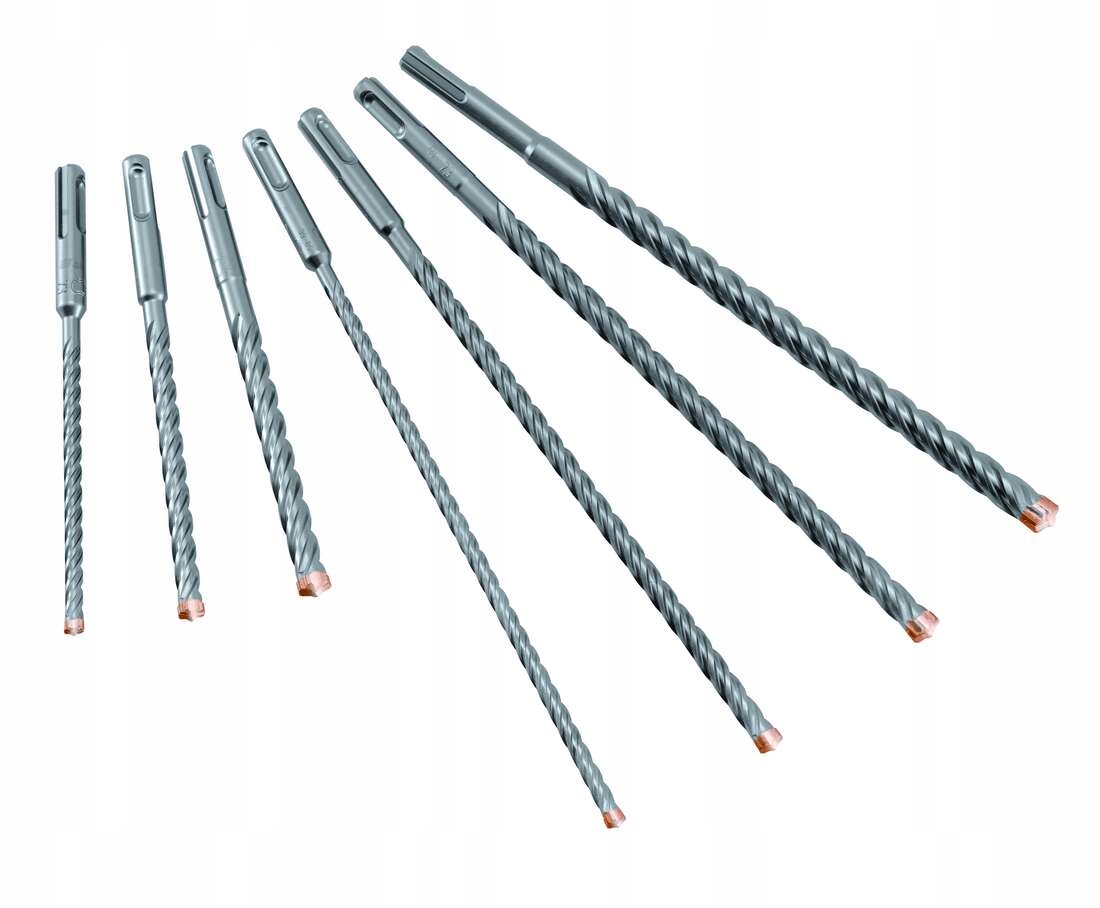 Zestaw 7 wierteł o różnych średnicach