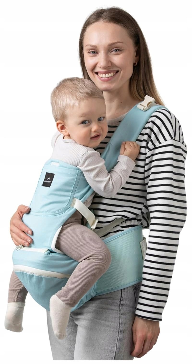 Nosidełko dla Dziecka 9w1 Nosidło Ergonomiczne Biodrowe 100% Bawełna