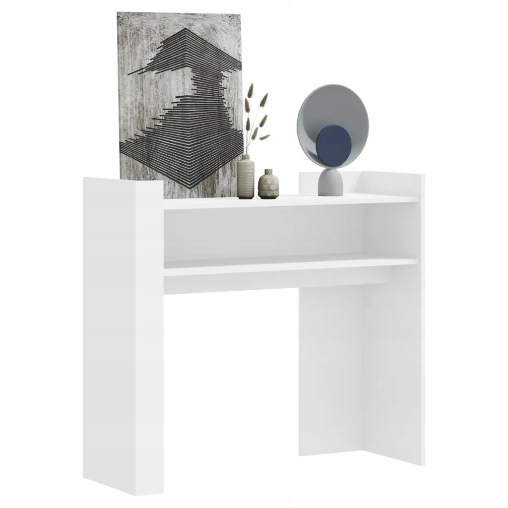 Stolik konsolowy biały 100x35x90 cm – Elegancki dodatek do Twojego wnętrza