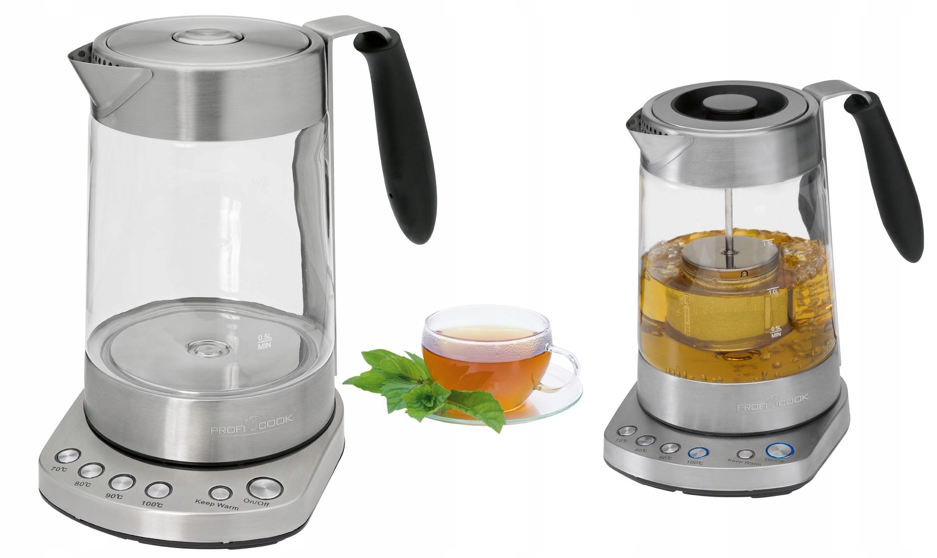 Czajnik elektryczny Profi Cook PC-WKS 1020 G – Nowoczesne rozwiązanie do herbaty i wody