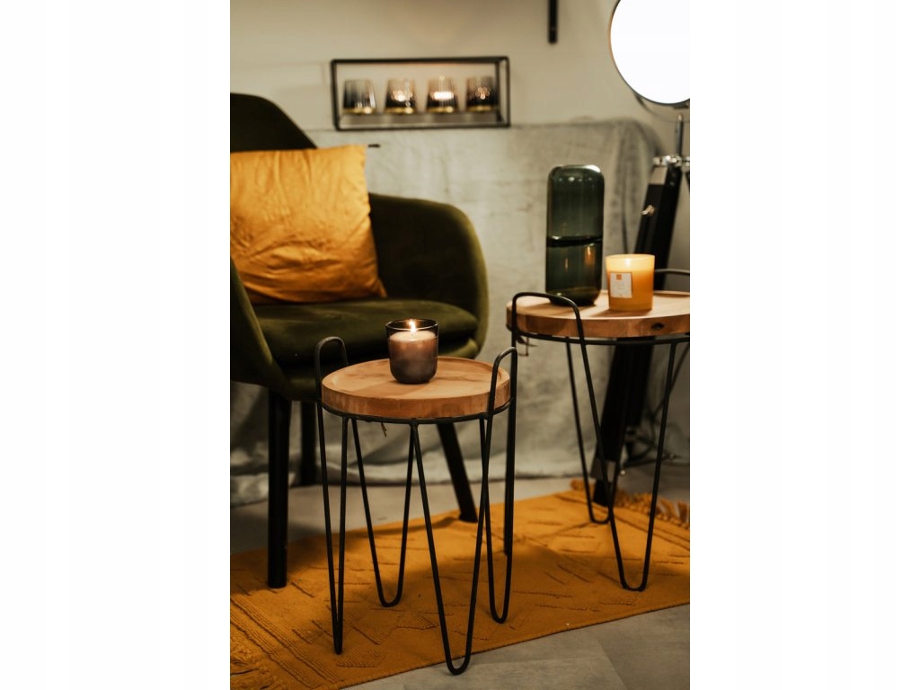 Home Styling Collection – Eleganckie stoliki kawowe z drewna tekowego