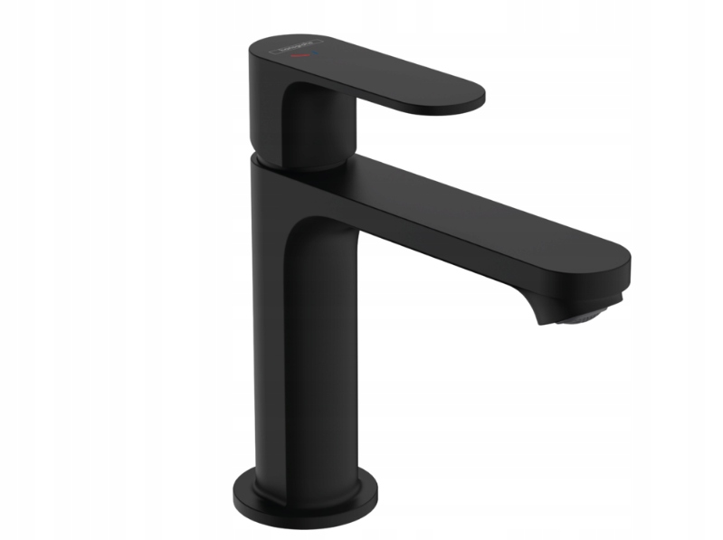 Bateria umywalkowa Hansgrohe Rebris S 110 CoolStart – Elegancja i funkcjonalność w czarnym macie