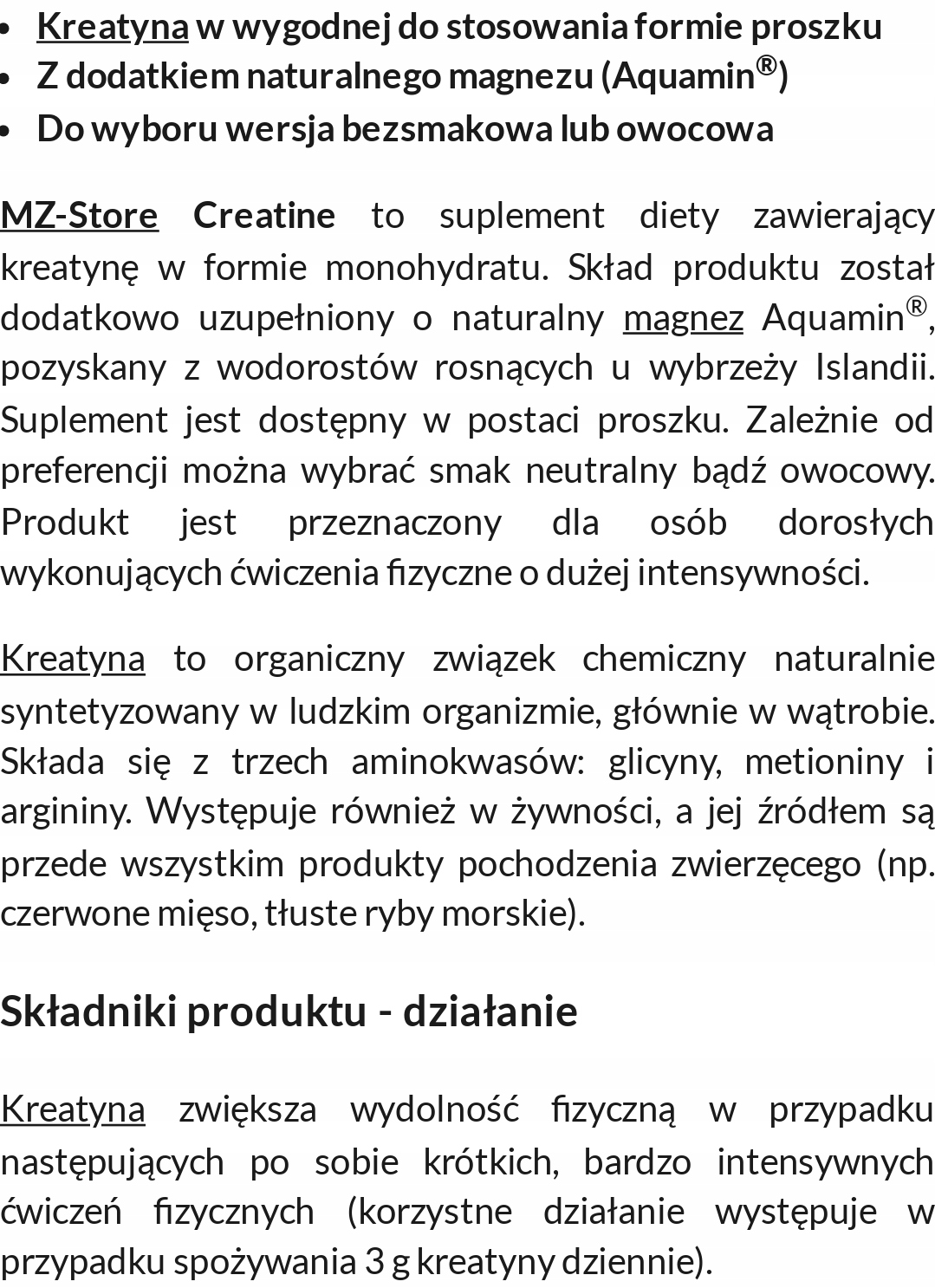 Dodatek magnezu z Aquamin® – wsparcie